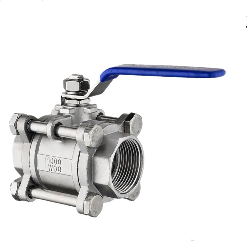 Шариковый клапан BSPT 1/2 &quot 3 штуки полный порт резьба типа из нержавеющей стали 316