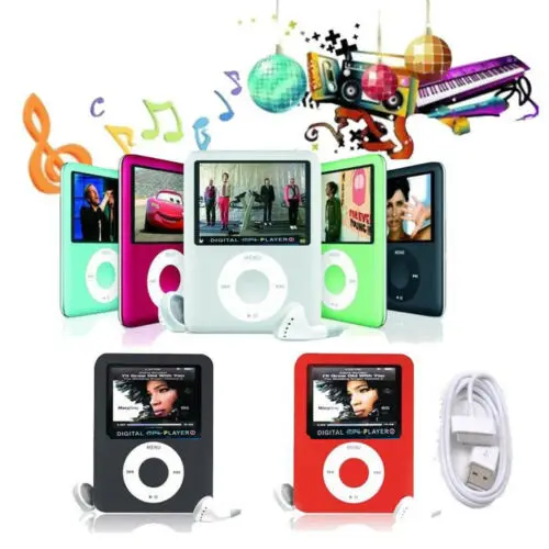 Мини 1," ЖК-экран Медиа Видео игра фильм радио FM 3th MP3 MP4 плеер+ наушники