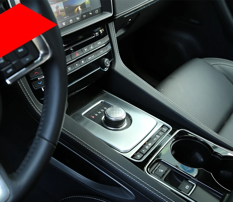 Для Jaguar XF 2016 2017 2018 внутренняя коробка переключения передач Панель Накладка авто