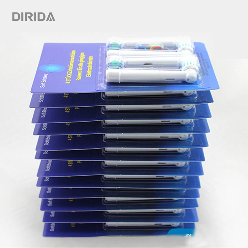 8 шт/2 упаковки сменная электрическая зубная щетка головка для Braun Oral B мягкая