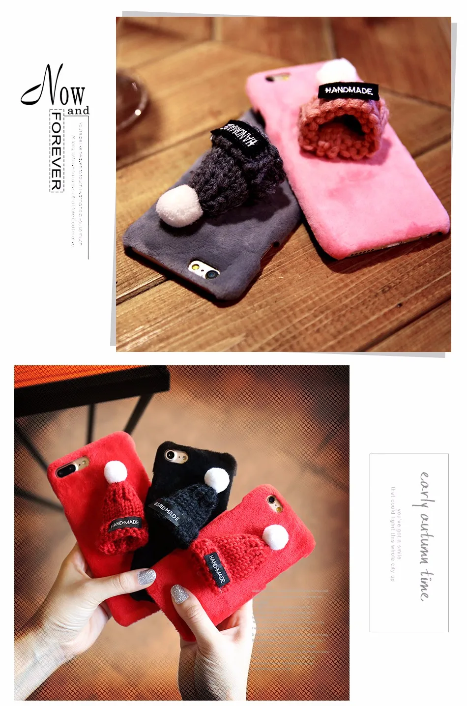 KISSCASE прекрасный Мех Чехол для iPhone 5 5S SE 3D шляпа Жесткий Чехол для iPhone 7 8 6 6S плюс 7 Новогодние товары случае теплые зимние Интимные аксессуары чехол на айфон 6 5s 5 se 7 8 чехлы на айфон 6 6s 7 5s 5 se 8