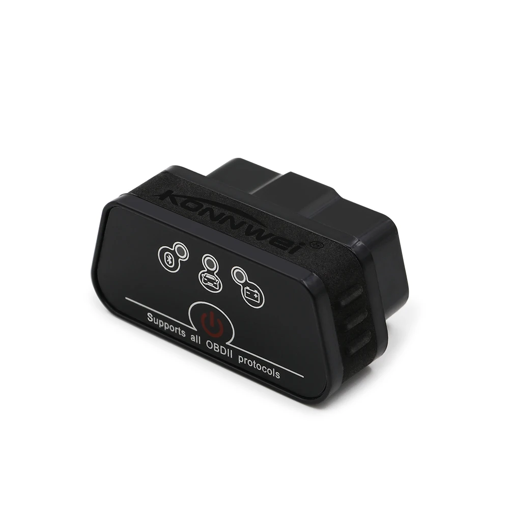 Konnwei KW901 ODB2 II диагностический сканер кода считыватель Android 5 цветов ELM327 Bluetooth