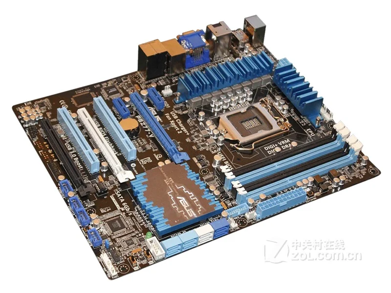Настольная Материнская плата Asus P8Z77 V Z77 Socket LGA 1155 i3 i5 i7 DDR3 16 ГБ ATX UEFI BIOS оригинальная