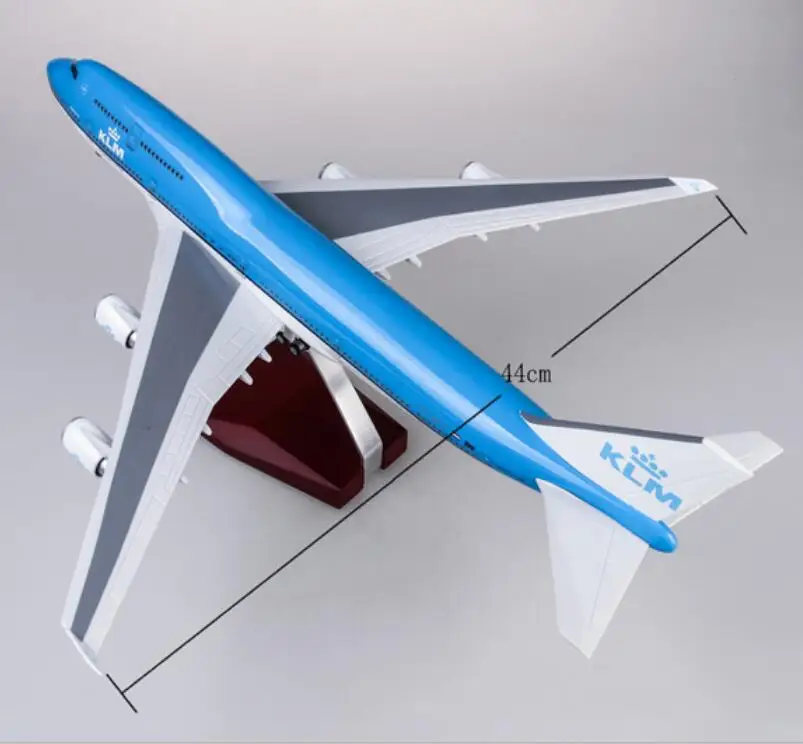 47 см 1: 160 масштабные самолеты Boeing B747 KLM королевские голландские авиалинии модель самолета с колесом литой смолы самолет коллекционный подарок