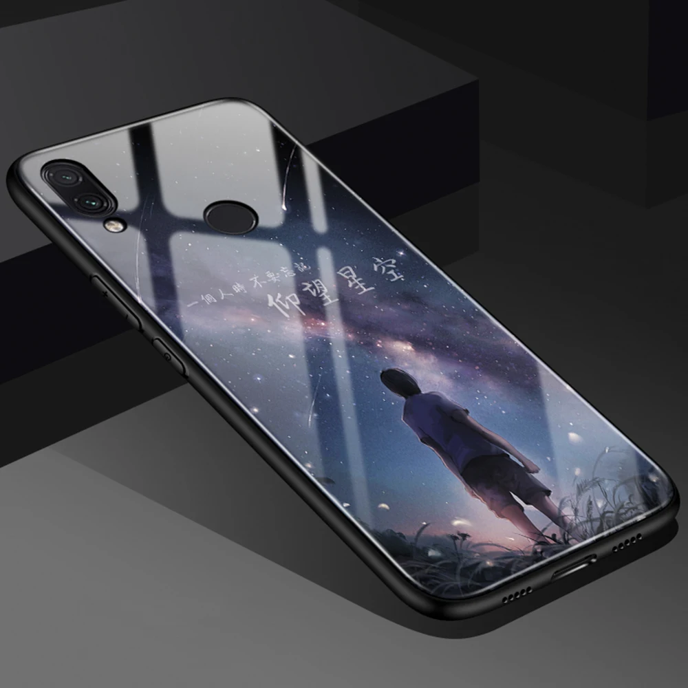 Redmi Note 7 чехол матовый для Xiaomi Pro Чехол Xiomi Note7 Global PC телефона |
