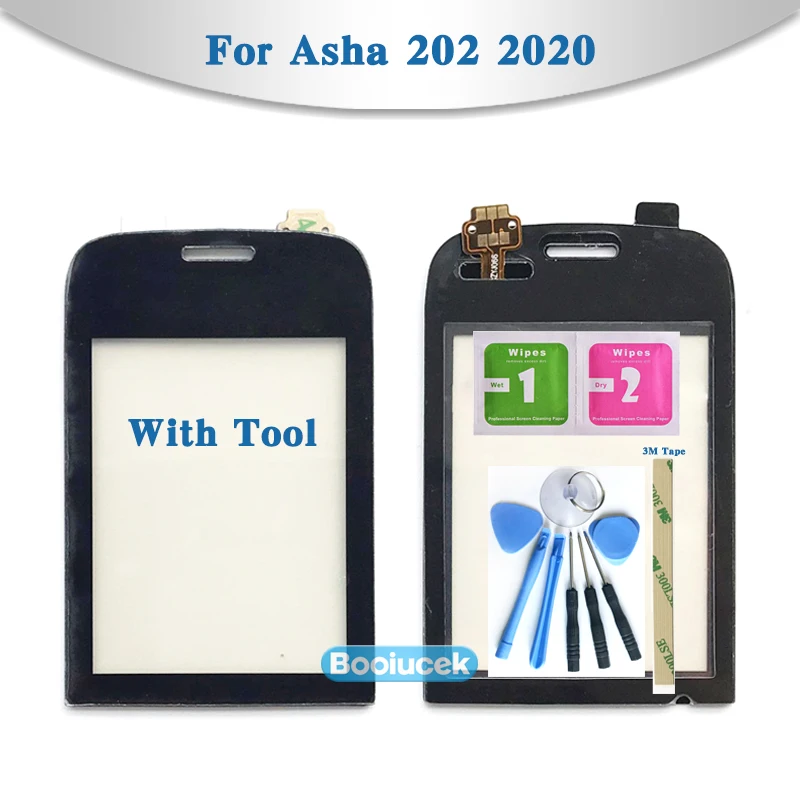Сенсорный экран для Nokia Asha 2 4 202 2020|Сенсорные панели (тачскрин)| |