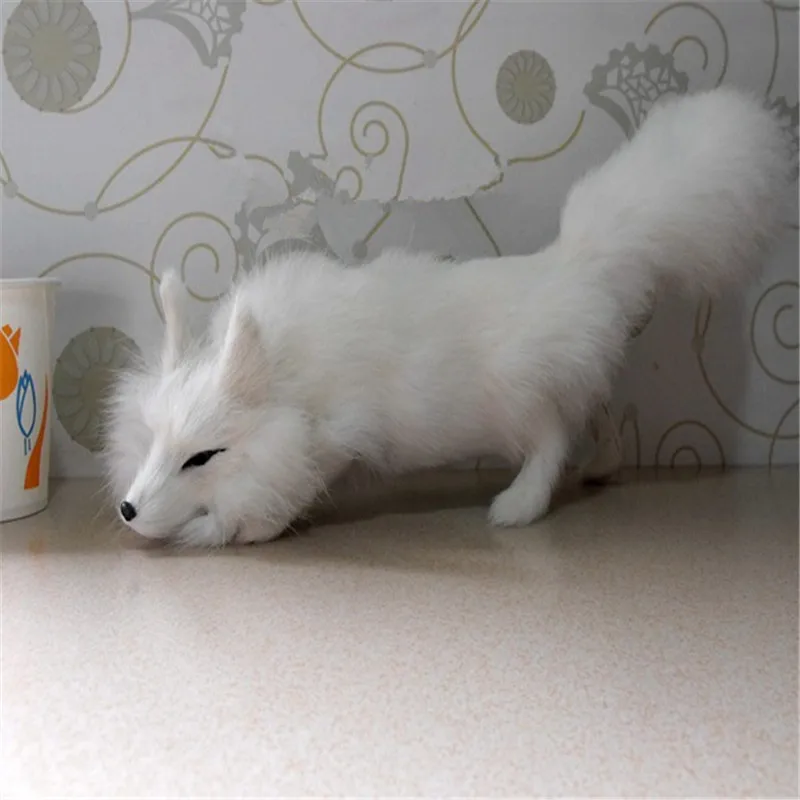 Креативные подарки на день Святого Валентина реалистичные поделки с белой лисой