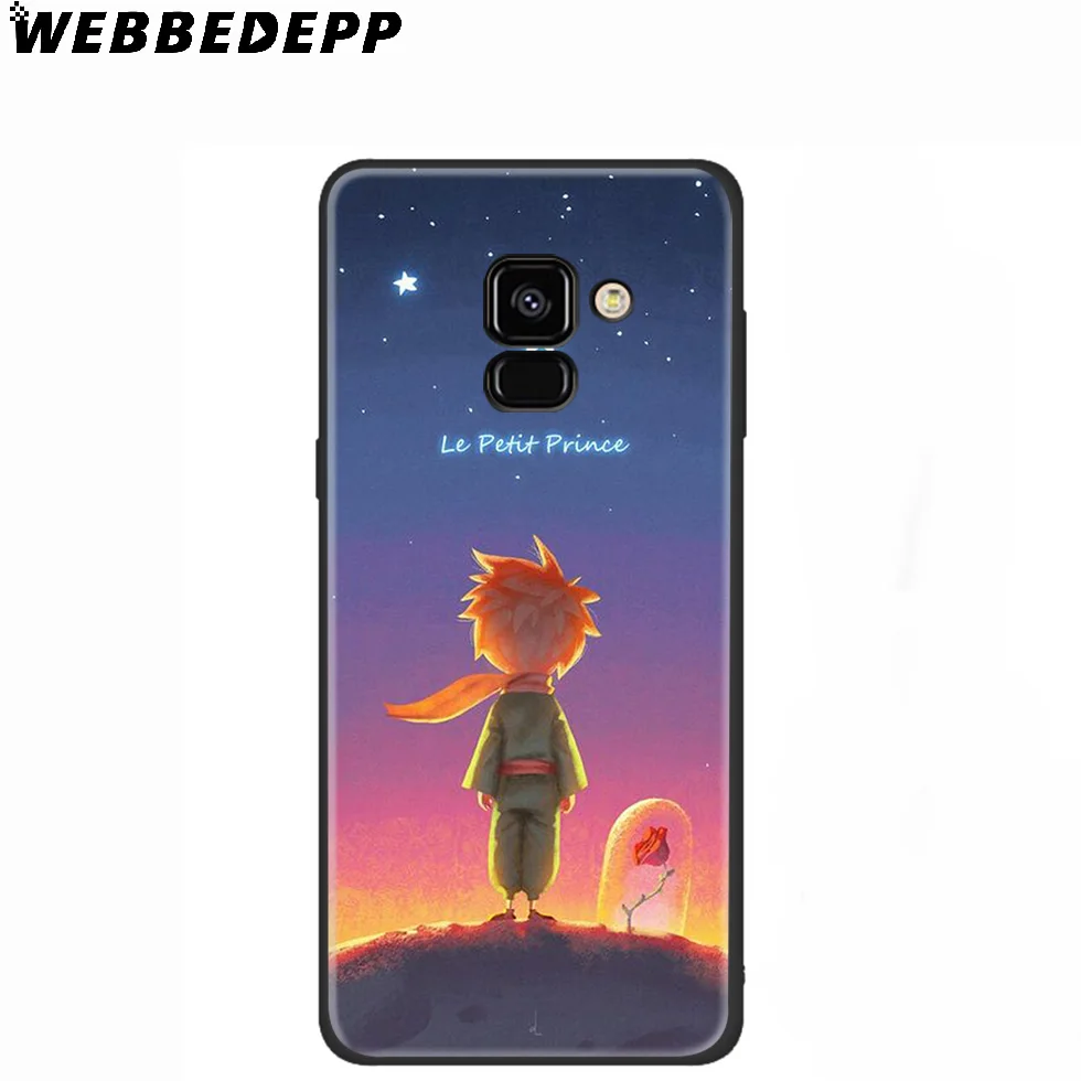 WEBBEDEPP The Little Prince Silicone Case for Samsung Galaxy A3 A5 A6 A7 A8 A9 A10 A20 A30 A40 A50 A70 M10 M20 M30 |