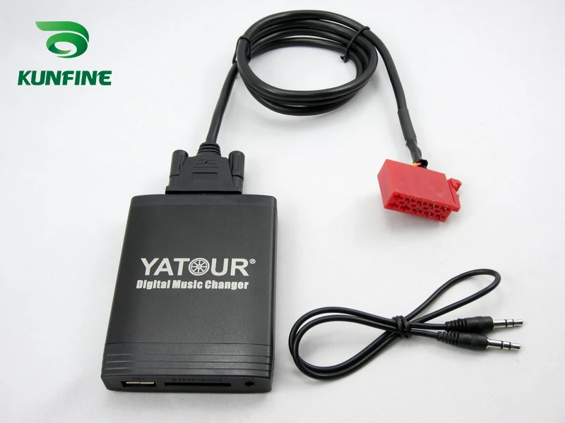 Автомобильный цифровой музыкальный адаптер USB SD Aux MP3 интерфейс автомобильный