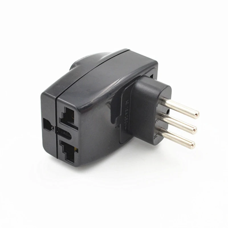 1 шт. черно белая прочная универсальная дорожная розетка для дома AU US UK EU to Италия