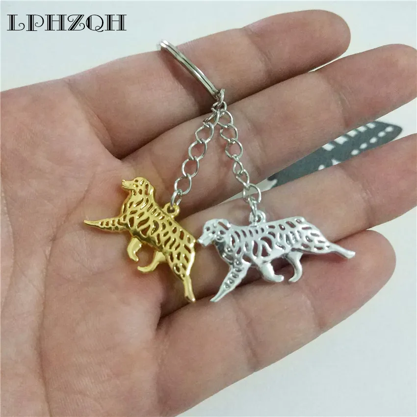 Брелок LPHZQH в стиле бохо для женщин модный аксессуар виде австралийского овчарки