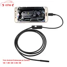 Эндоскоп 7 мм 1 м1,5 м2 м3,5 м5 м для Android PC USB эндоскоп светодиодный осмотр мини видеокамера бороскоп трубка