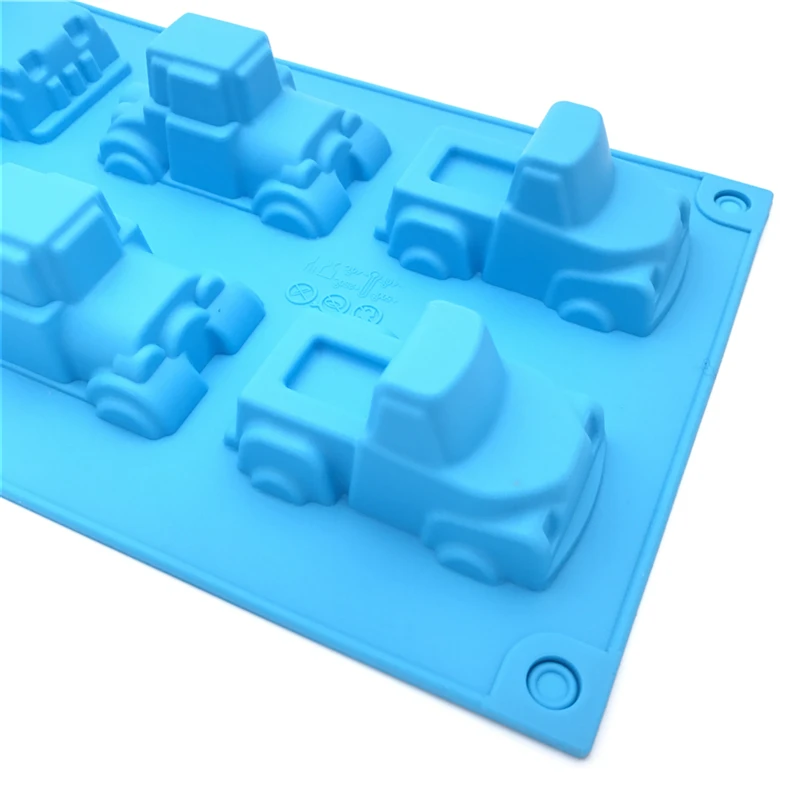 Aomily DIY 6 видов стилей 3D автомобиля Форма Силиконовый Торт помадка формы шоколад