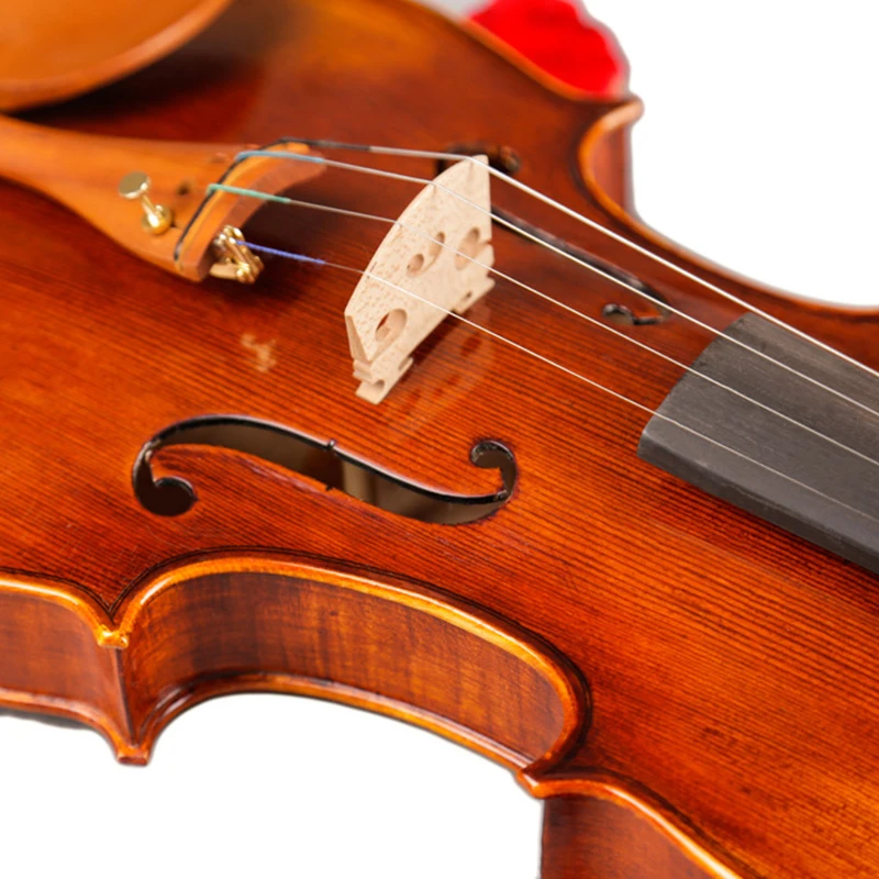 4/4 профессиональная скрипка ручной работы с натуральным узором