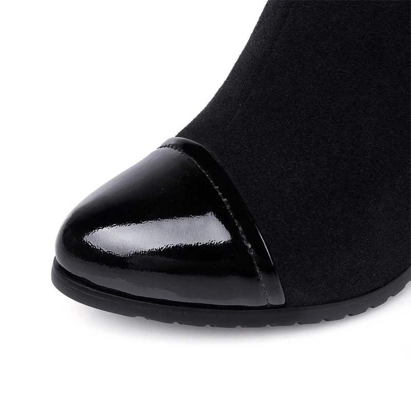 2019 осень и зима Новая женская обувь Дамская ноги сапоги выше колена большого