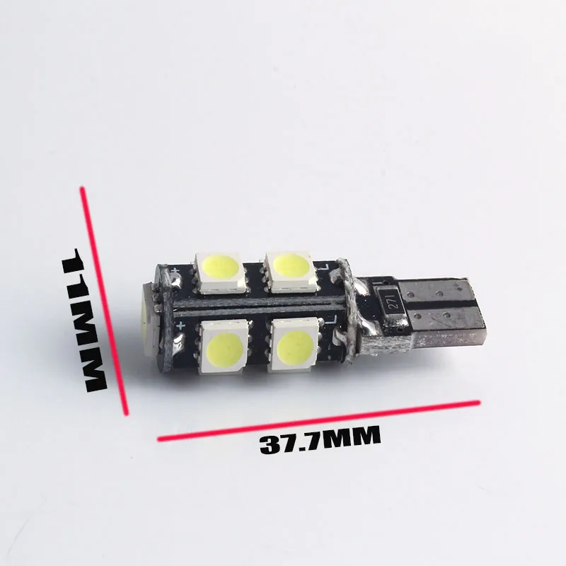 Новый 10 шт. Белый T10 5050 9SMD 9 smd Автомобильный светодиодный CANBUS DC 12 В без ошибок 194 168