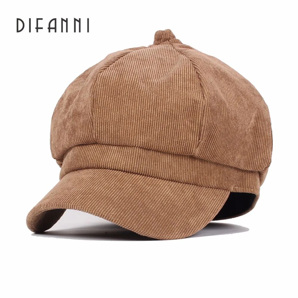 

Женская Вельветовая шляпа в винтажном стиле, на осень/зиму