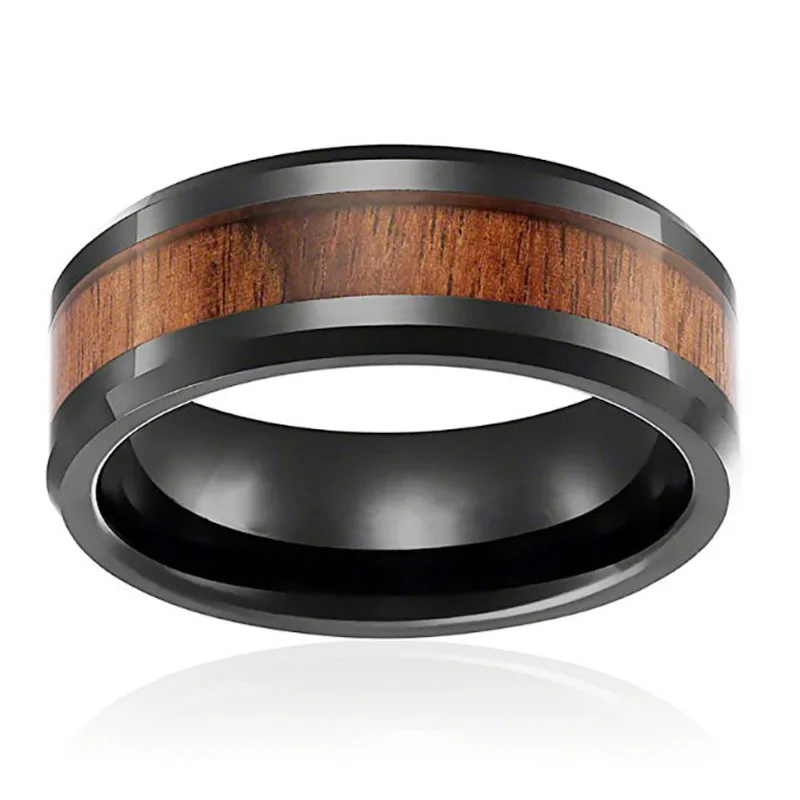 1 шт. мужское кольцо из вольфрамовой стали 8 мм|stainless steel band ring|band ringfashion rings |