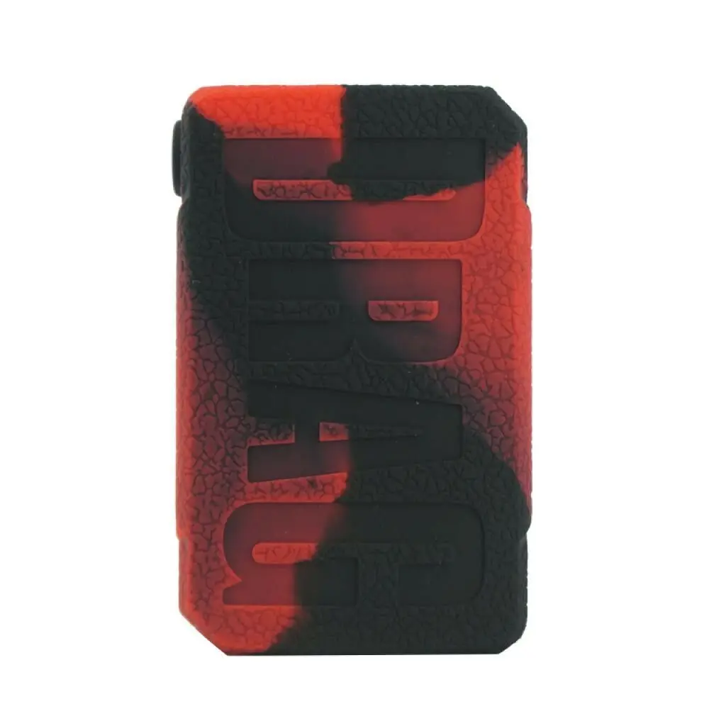 Красный на черном Защитный силиконовый чехол для VOOPOO Drag 2 177W KIT Box Mod Vape Чехол для кожи чехол Uforce tank - Цвет: Красный на черном