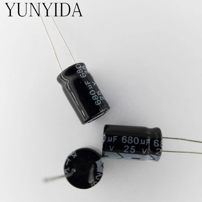 

Aluminum electrolytic capacitor 25V 680uf 8*16mm 20PCS