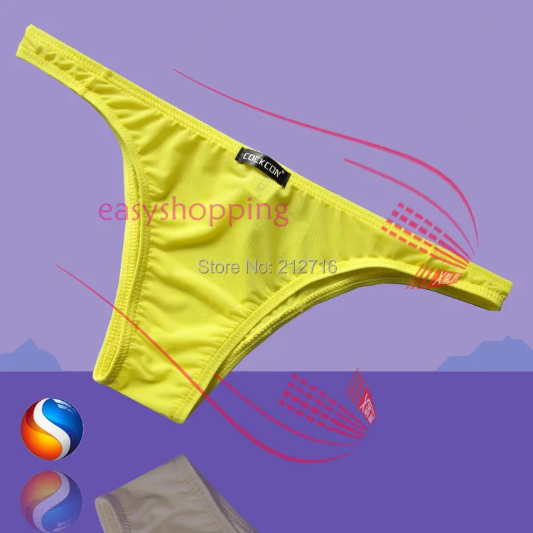 Бесплатная доставка Для мужчин пикантные удобные бикини уютный Трусики для
