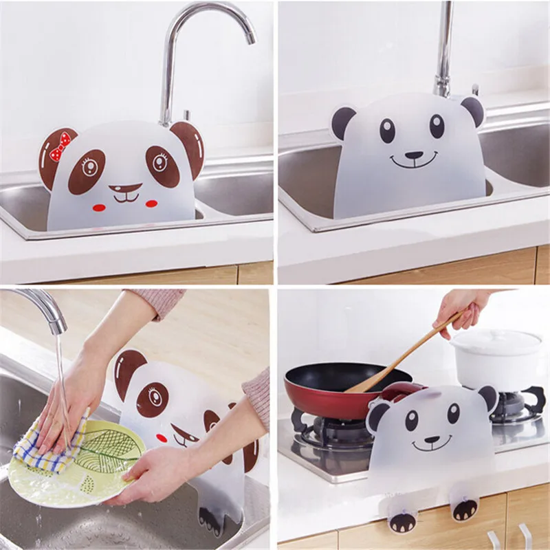 Милые панды форма раковина брызг воды бассейн непроницаемая перегородка