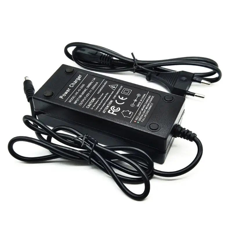 Зарядное устройство для аккумуляторов 36 В 42 в 2 А зарядное с входом 100-240