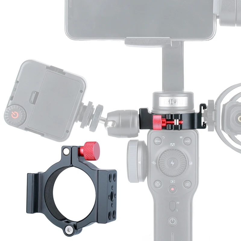 

Zhiyun Smooth 4 Accessories Adapter Ring with Cold Shoe for Gimbal Mounting Microphone/LED Light/Monitor Filmmaker Vlog