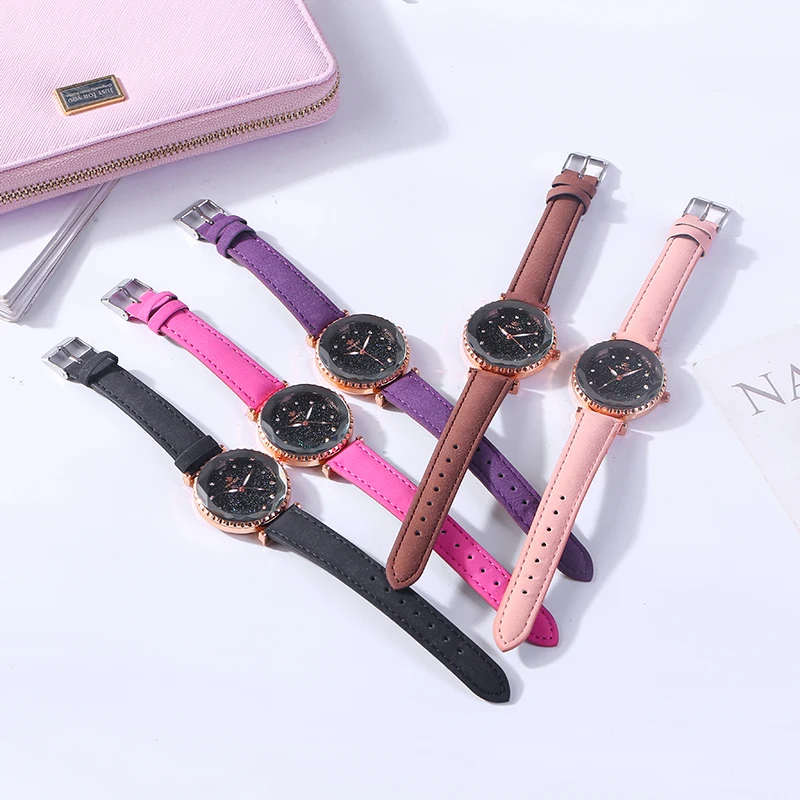 Relogio feminino 2019 women quartz watches cheap fashion watch luminous hands clock ladies leather bands montres femmes WH0396 | Наручные