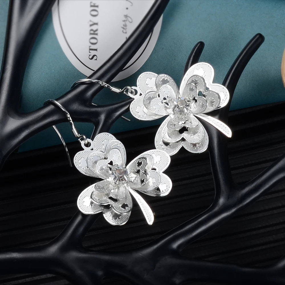 Модный Рождественский подарок серебряное покрытие ювелирные изделия оптовая