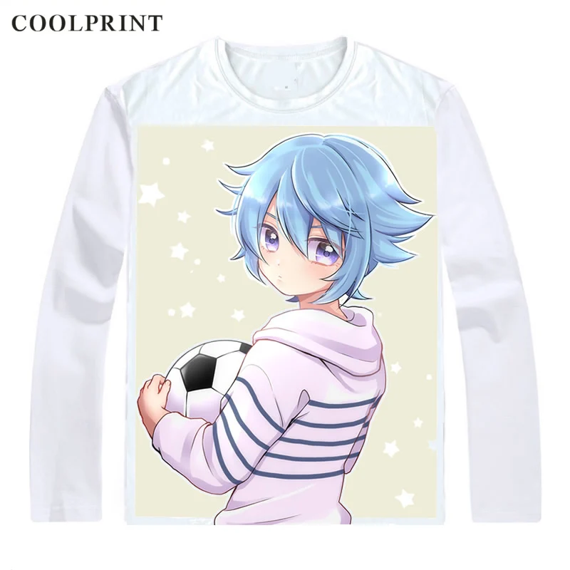 Мужская футболка Coolprint Hiura Kirina Inazuma Eleven Ares no Tenbin повседневная Винтажная с длинным