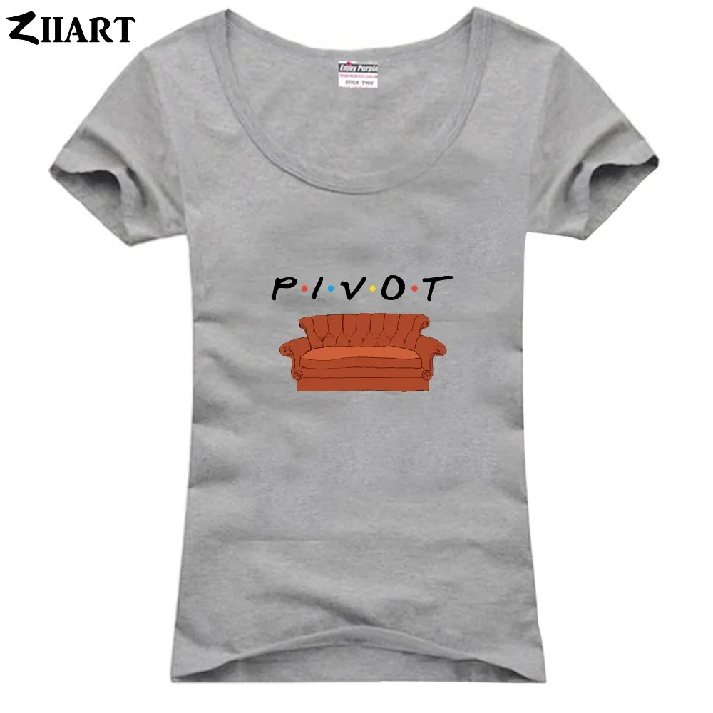 P.i.v.o.t. PIVOT SOFA friends одежда для пары женский o образный вырез хлопковая футболка с