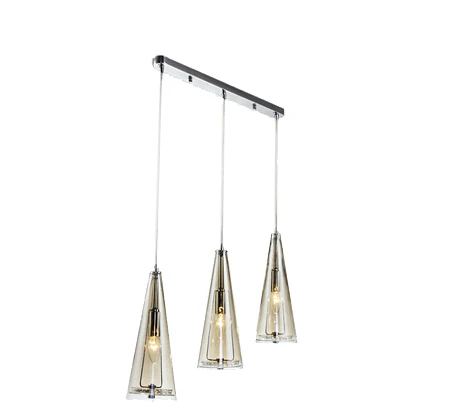 Рождество Fucsia 3 Многоточечные Хрустальные подвесные стеклянные светильники