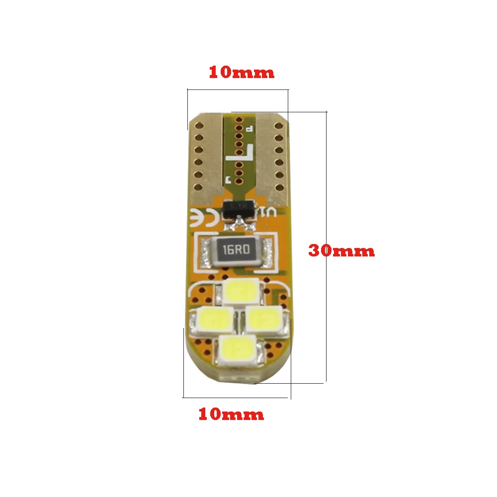 YSY 500 шт. T10 168 194 501 w5w 8smd 2835 Светодиодная CAN-шина без ошибок для автомобильного