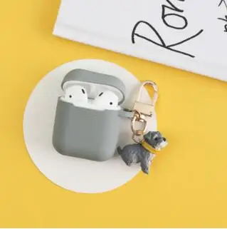 16 Милый мультяшный декоративный силиконовый чехол для Apple Airpods Чехол Air Pods аксессуары Bluetooth наушники защитная крышка брелок - Цвет: 16