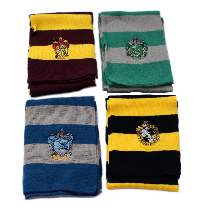 Винтажные Аксессуары Гарри П Гриффиндор Ravenclaw HufflePuff Слизерин шарф ColsPlay Волшебная