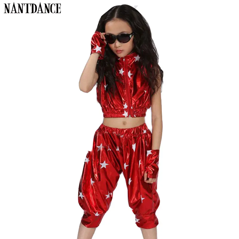 

Girl Boy Jazz Dance Girls Jazz Dance Costumes for Girls Kids Fashion Hip Hop Dancing Children Performance Jazz Costume For Boys