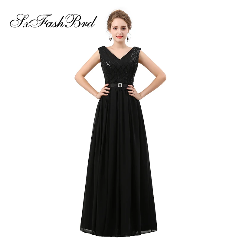 Vestidos Verano элегантное платье с v образным вырезом и блестками открытой спиной