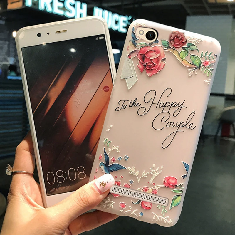 YonLinTan coque чехол для XiaoMi redmi 4A 4 A силиконовый роскошный 3d мягкий прозрачный ТПУ