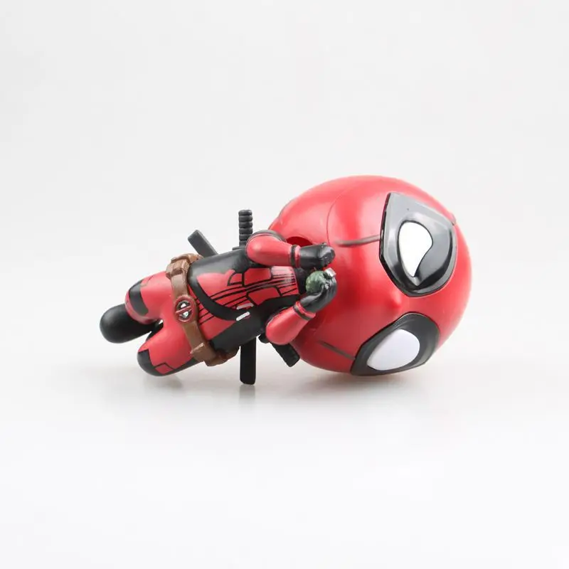 Marvel DeadPool Милая голова пузыря лежа Ver. ПВХ фигурка модель игрушки|Игровые фигурки и
