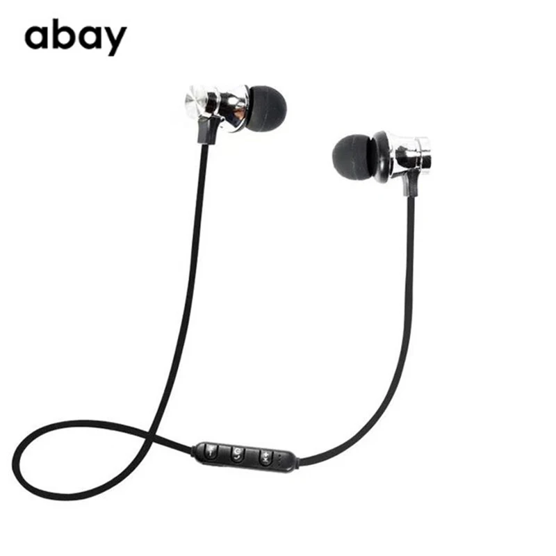 Bluetooth Беспроводные наушники с микрофоном магнитные правда bluetooth спорт Hifi HD звук