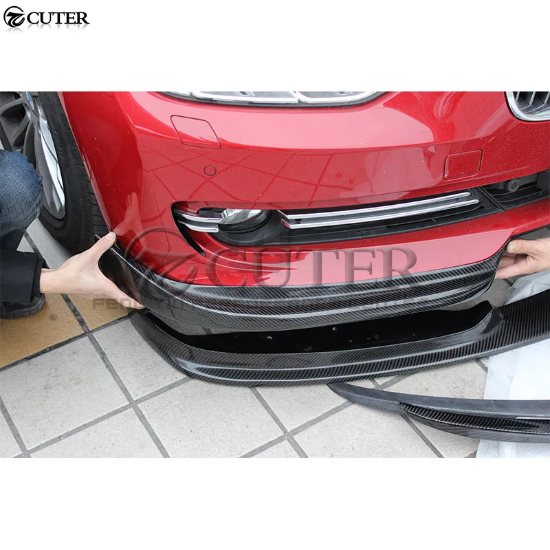 Автомобильные передние бамперы F30 из углеродного волокна боковой разветвитель