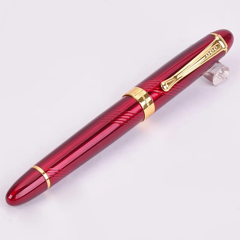 Deep red Высокое качество Золотой зажим 22 цвета на выбор JINHAO 450 металл/роликовый шар/шариковая ручка школьные принадлежности канцелярские принадлежности - Цвет: Deep red