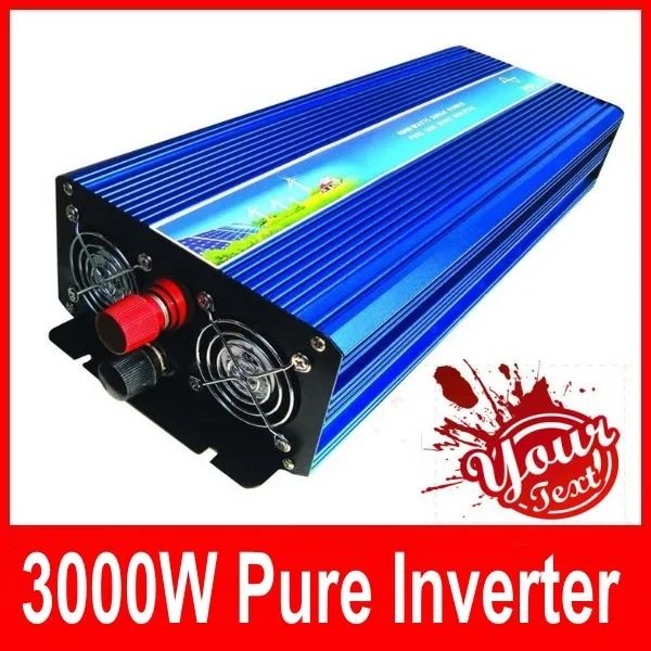 Непрерывная мощность 3000 Вт 6000 dc ac инвертор Чистая синусоида для солнечного