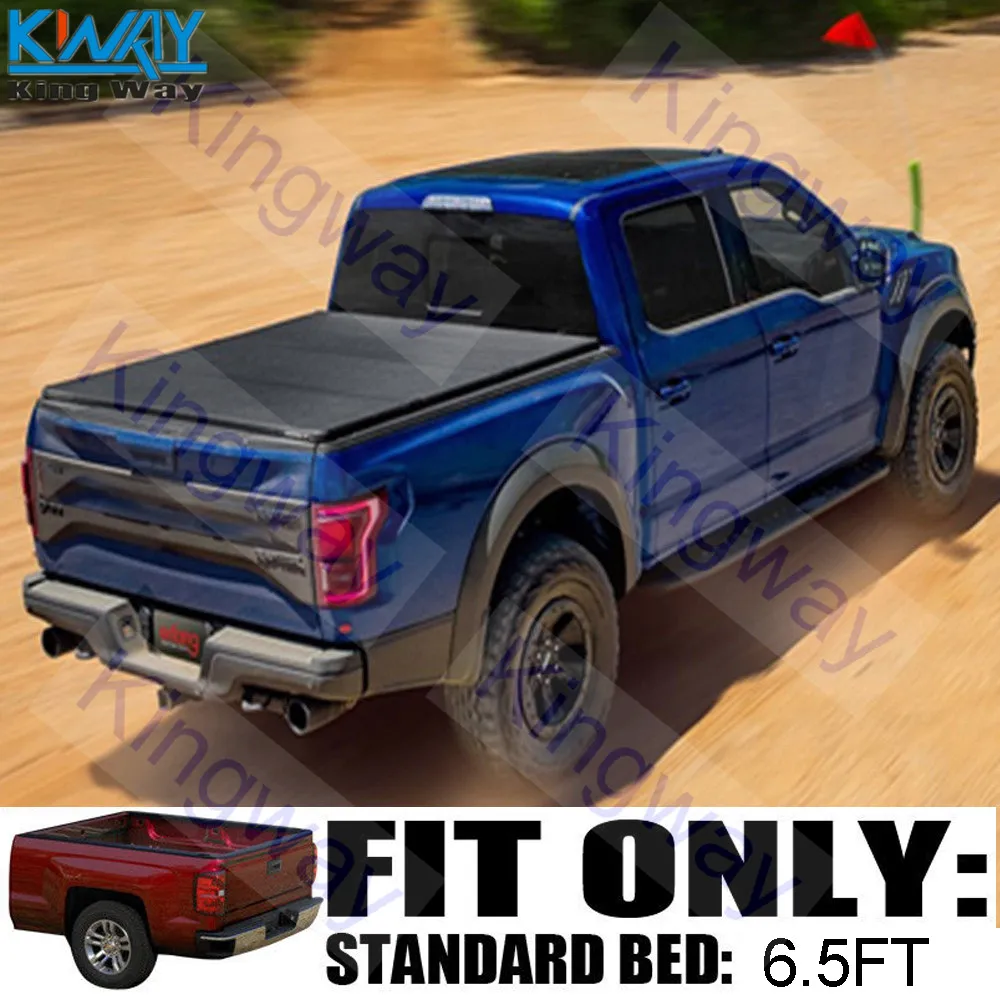Бесплатная доставка King Way 6.5FT короткая кровать твердая трехслойная крышка Tonneau