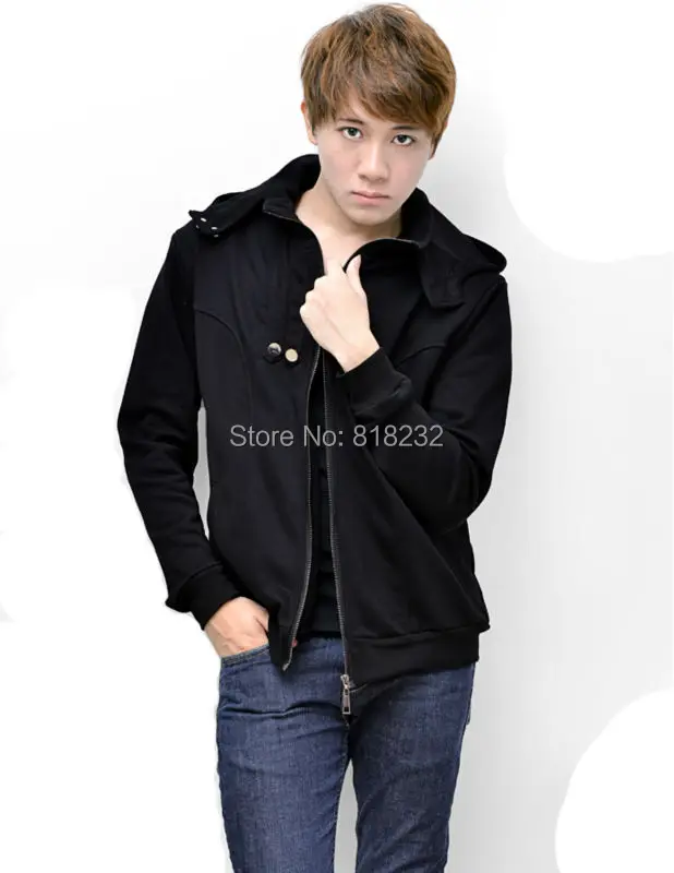 Токийский гаулс Кен канеки хлопковая толстовка черная Повседневная куртка