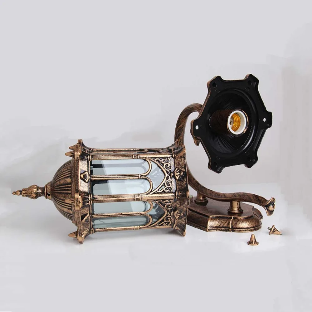 1 шт. Бра Homestia Марка Высший Сорт Ретро Наружные Лампы Античный Бронзовый Стены