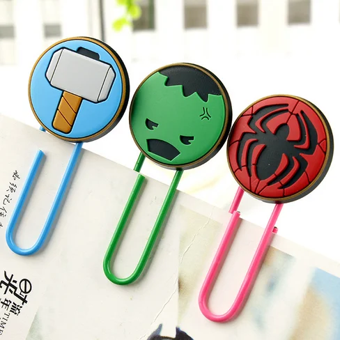 5 шт./компл. креативный мультфильм Мстители милый Тор Человек паук Железный