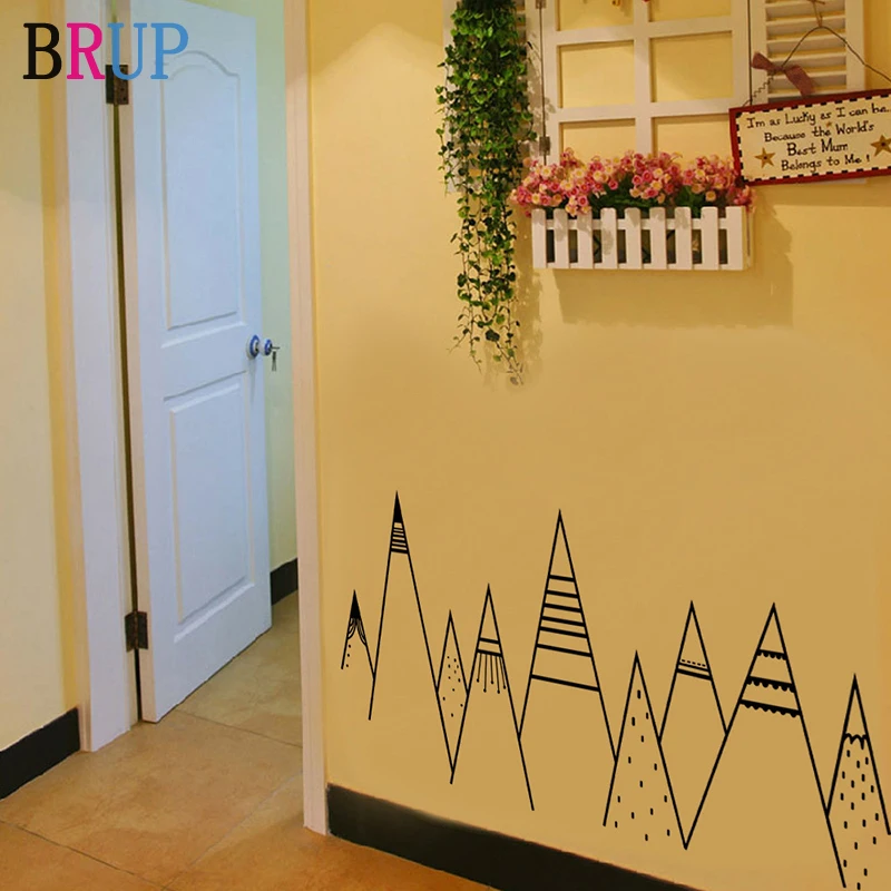 Большая Гора настенные наклейки детская наклейка на стену гора сын подарок