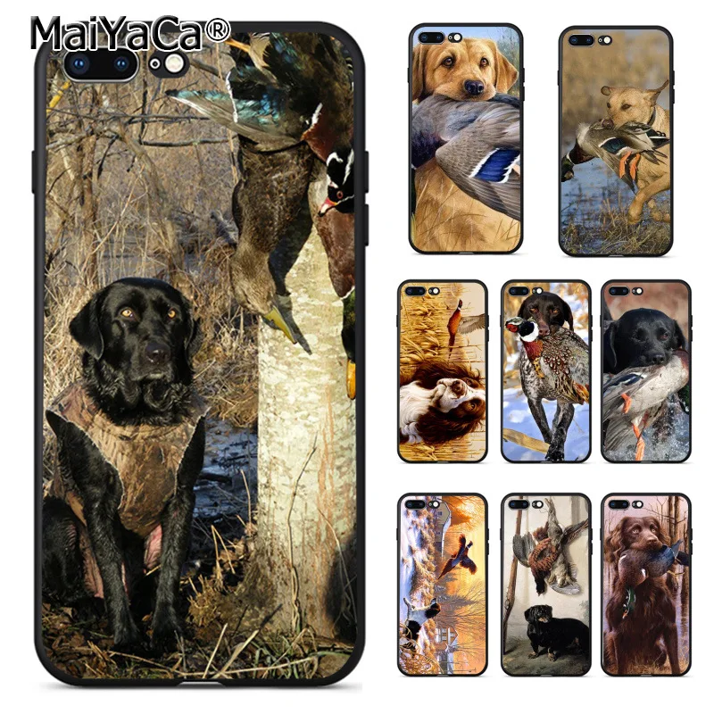 Охотничьих собак Искусство животных чехол для телефона с изображением забавных